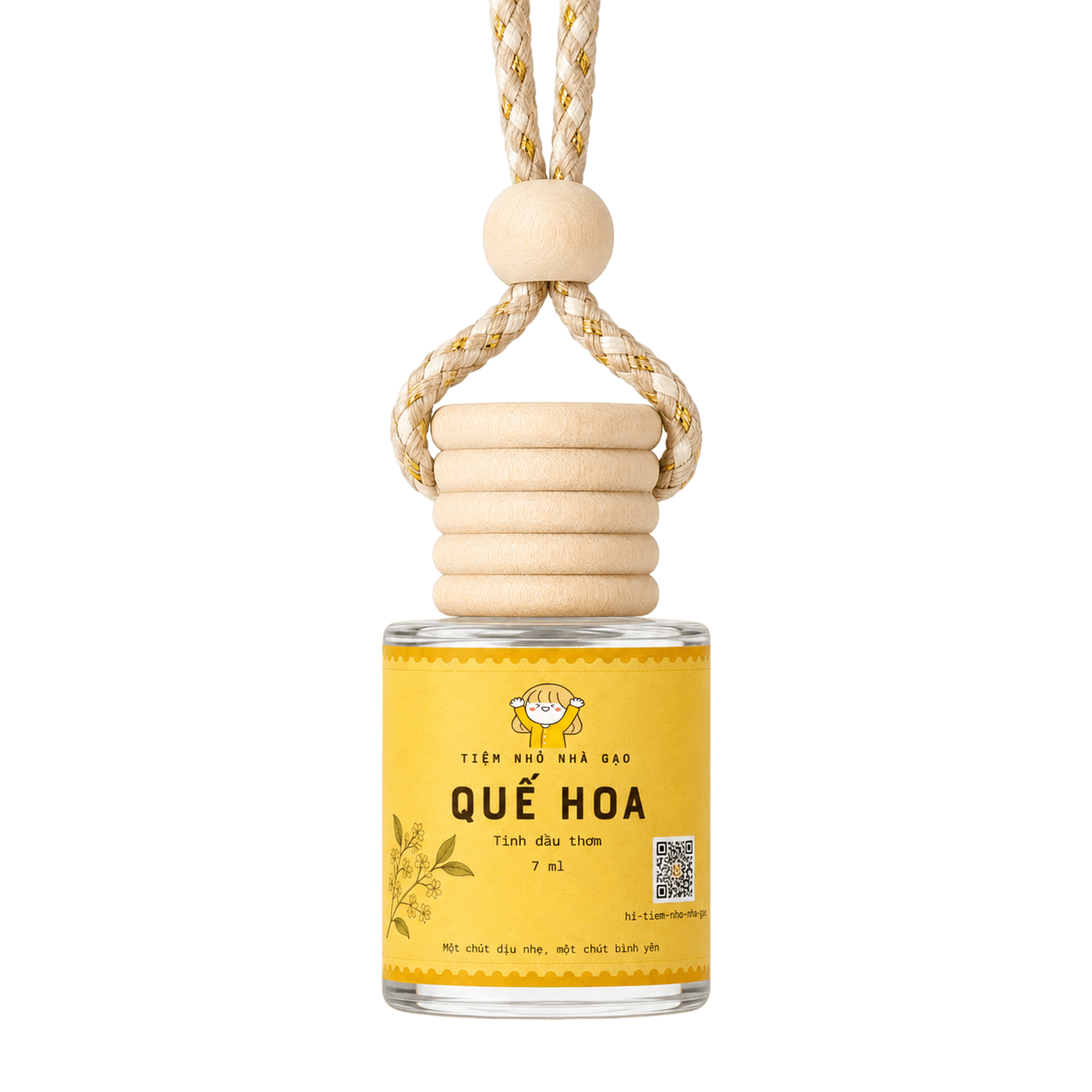 Chai treo tinh dầu Quế Hoa 7ml