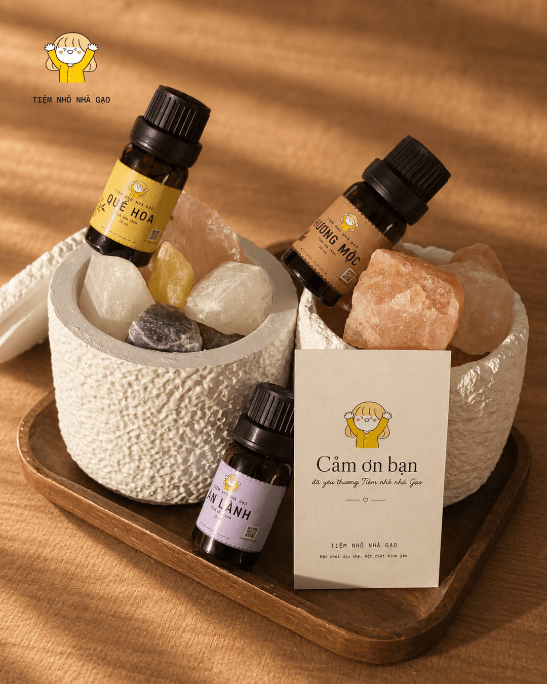 Tinh dầu và đá thơm Tiệm nhỏ nhà Gạo
